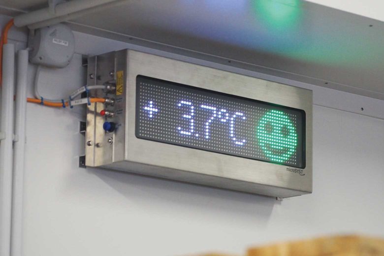 Smiley-Thermometer zur Visualisierung des Energieverbrauchs